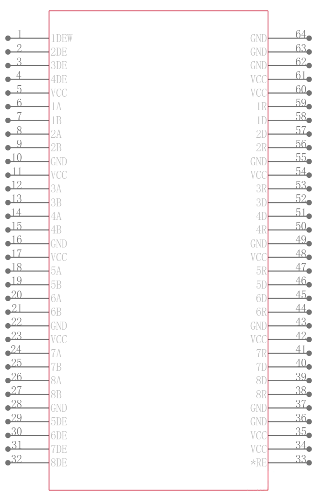 SN65MLVD082DGGRG4引脚图