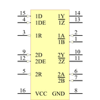 SN75ALS1178NSR引脚图