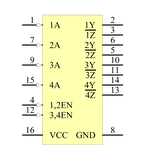 SN75ALS194DR引脚图