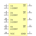 SN75C189DR引脚图