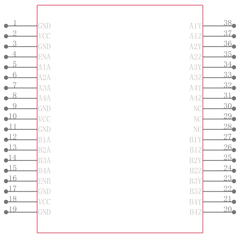 SN75LVDS389DBTRG4引脚图