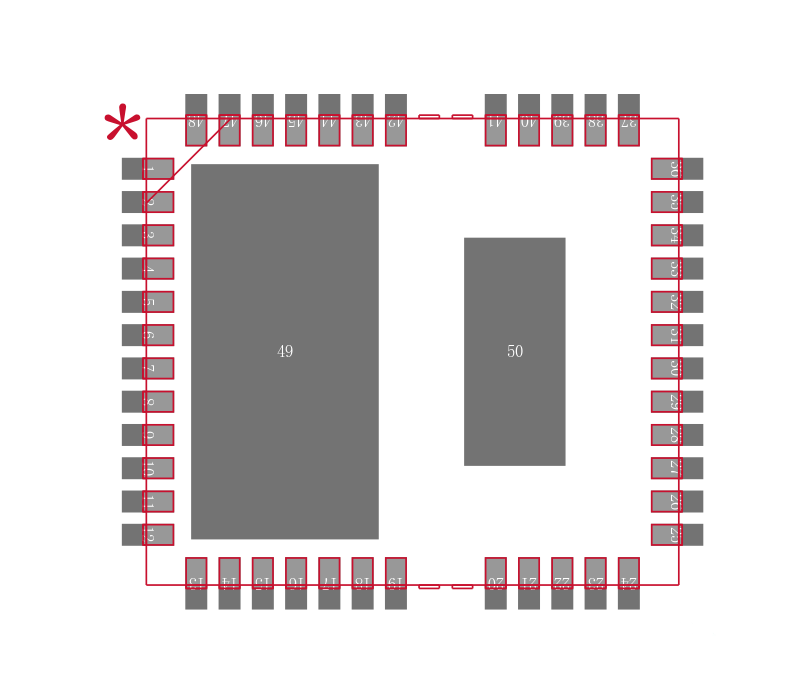 ADM1272-1ACPZ封装焊盘图