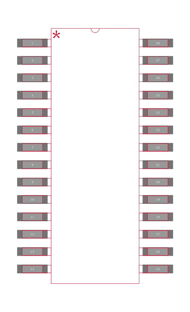 SN74ABT8952DW封装焊盘图