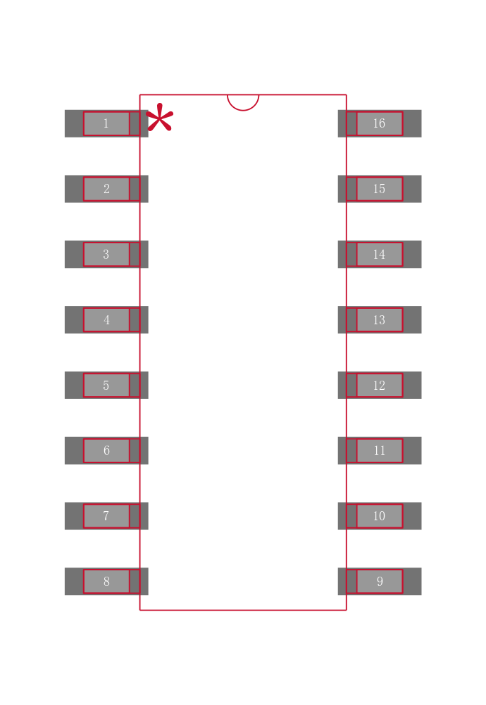 ST202ECD封装焊盘图