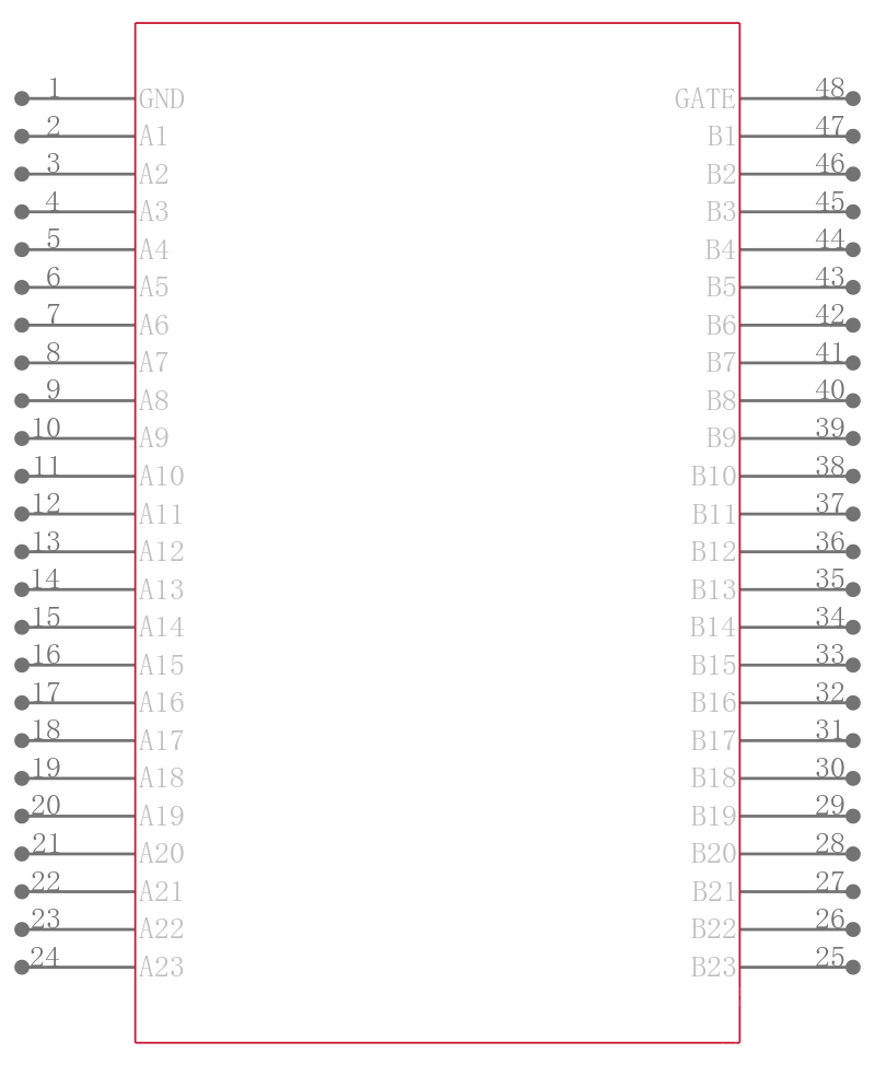 SN74TVC16222ADLG4引脚图