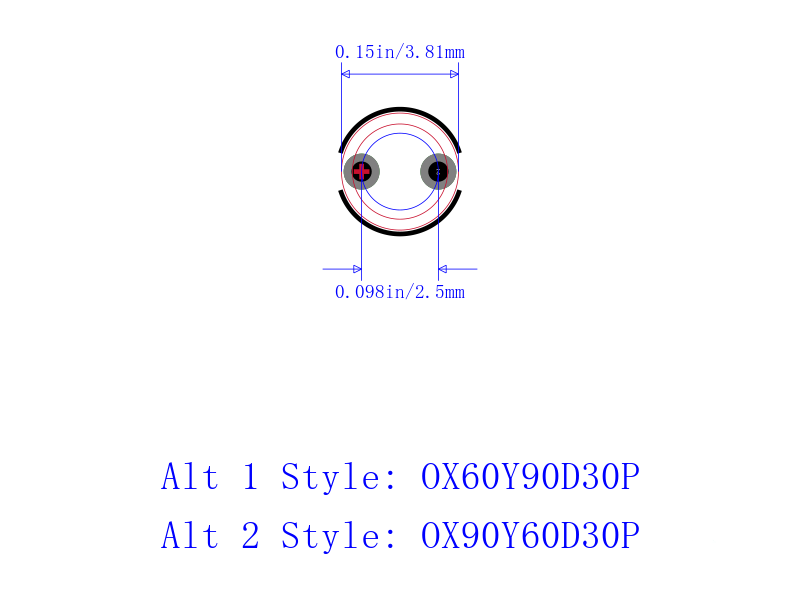 SLR-342YC3F封装图