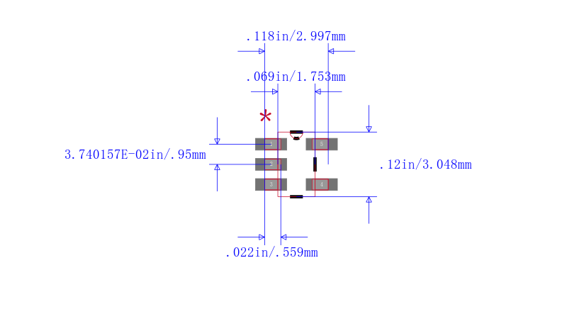 SN74AHC1G00DBVR封装图