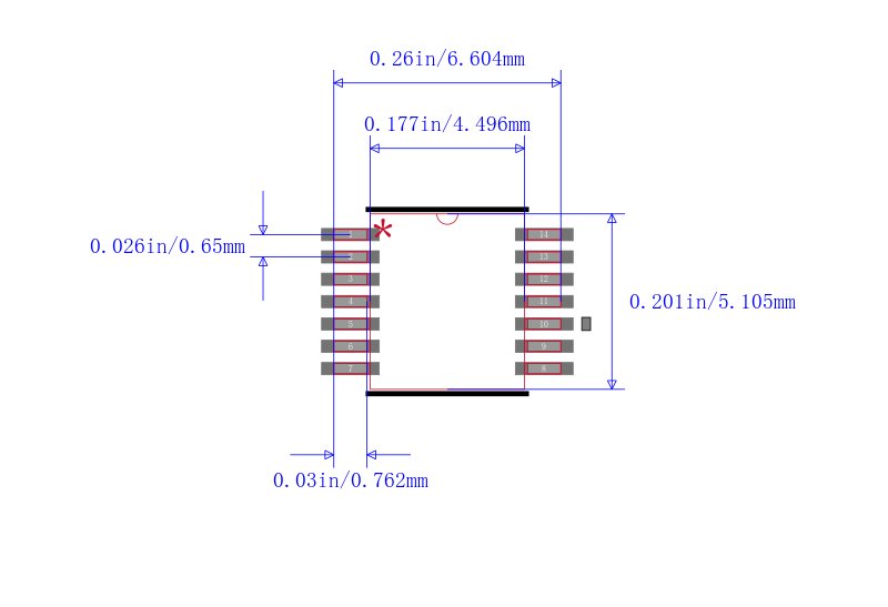 SN74AHCT00QPWRQ1封装图