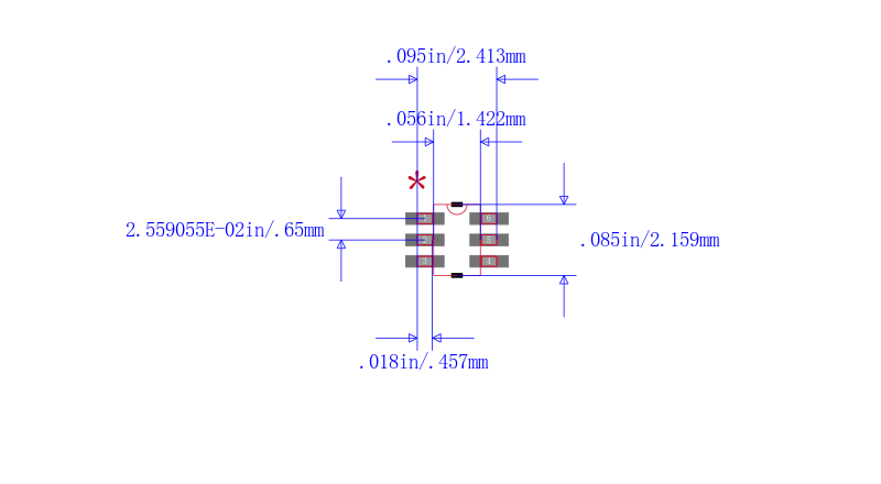 SN74AUP2G06DCKR封装图