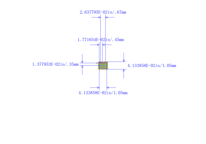 SN74AUP2G14DSF2封装图