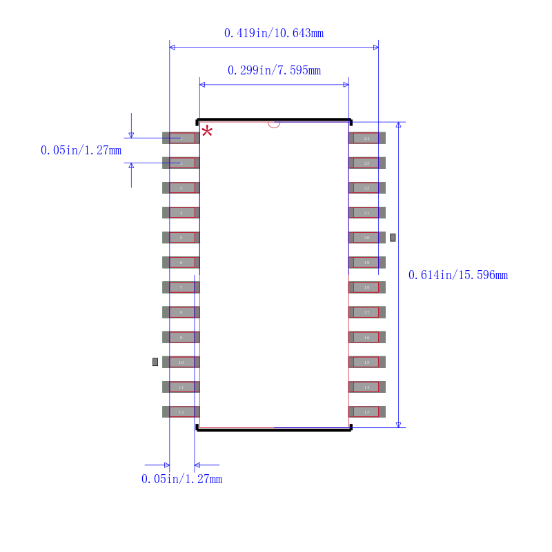 SN74CBTS6800DWRG4封装图