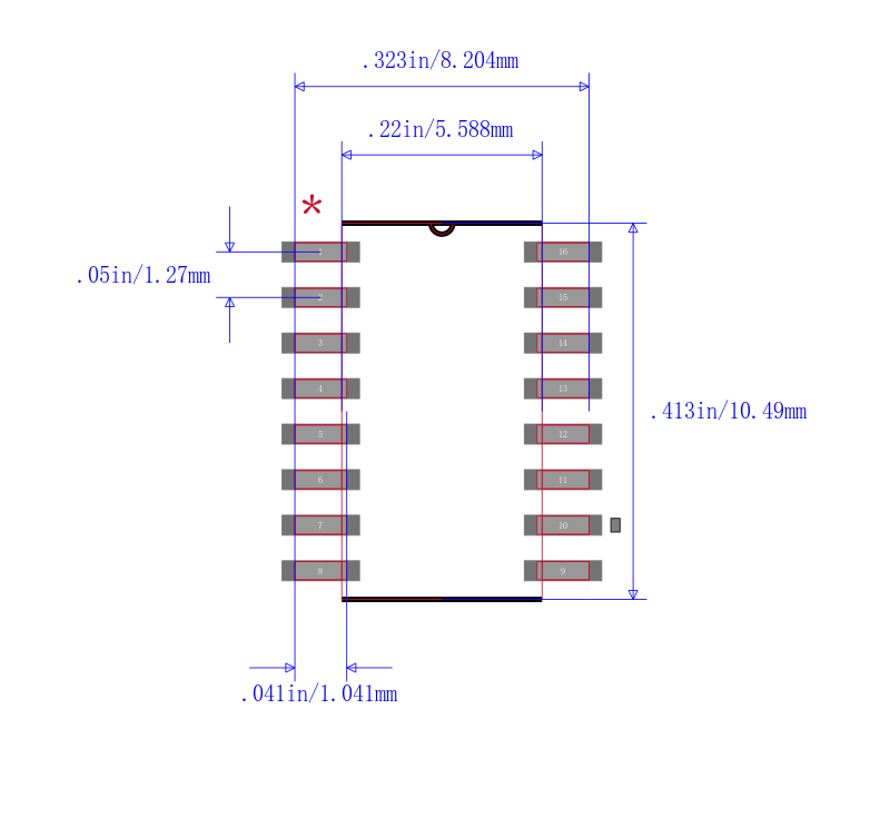 SN74HCT138NSR封装图
