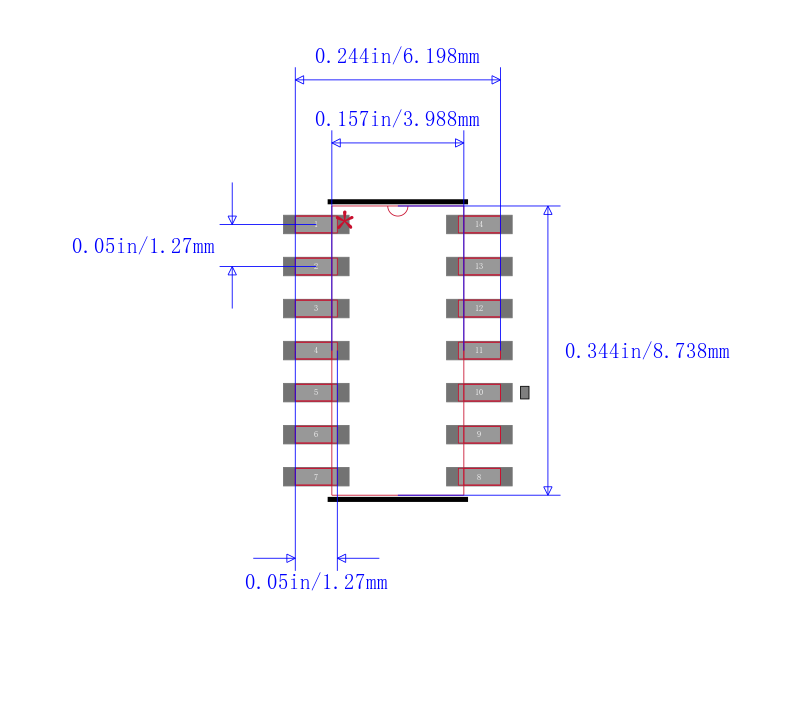SN74LVC02ADR封装图