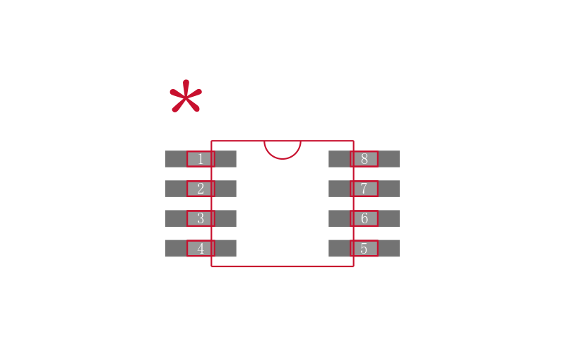 SN74AUP2G02DCUR封装焊盘图