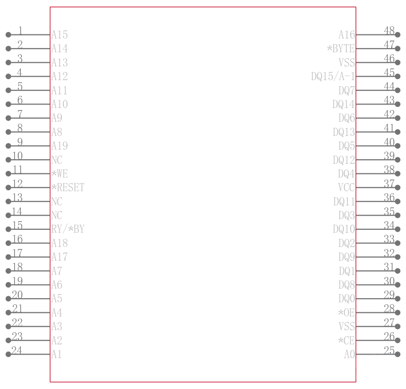 S29AL016D70TFI020引脚图