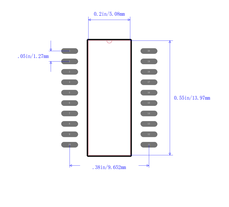 SN74AS805BDW封装图
