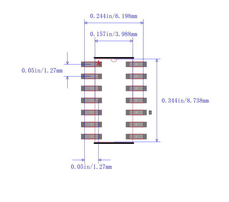 SN74HCT04DG4封装图