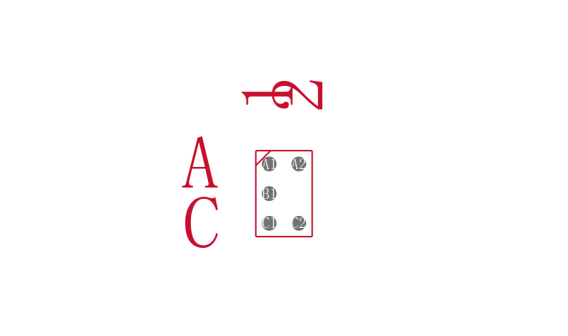 SN74AUC1G02YZAR封装焊盘图