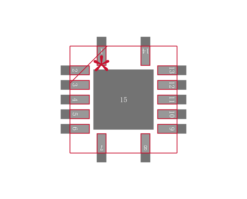 SN74LV08ARGYRG4封装焊盘图