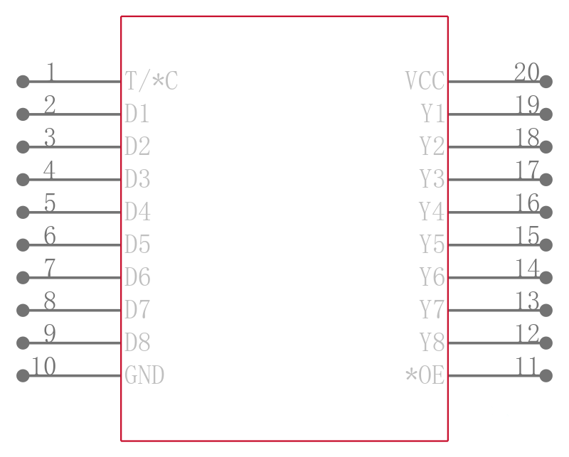 SN74AHC8541N引脚图