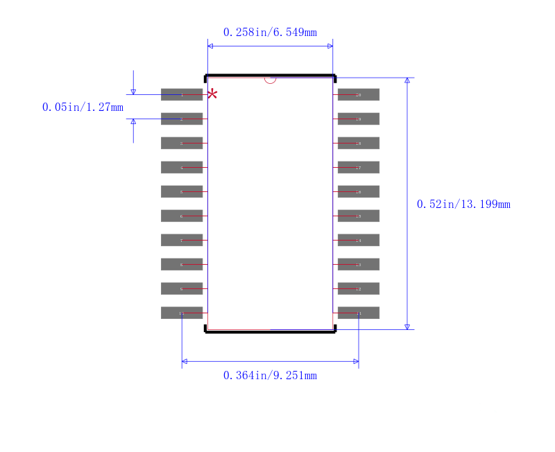 SN74ALS323DWR封装图