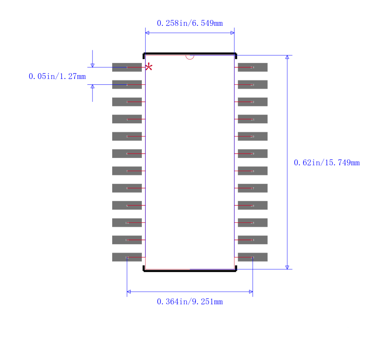 SN74ALS870DWG4封装图