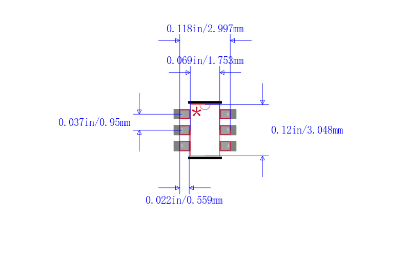 SN74AUC2G07DBVT封装图