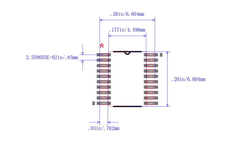 SN74LVC541AQPWREP封装图
