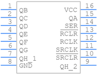 SN74AHC594PWR引脚图