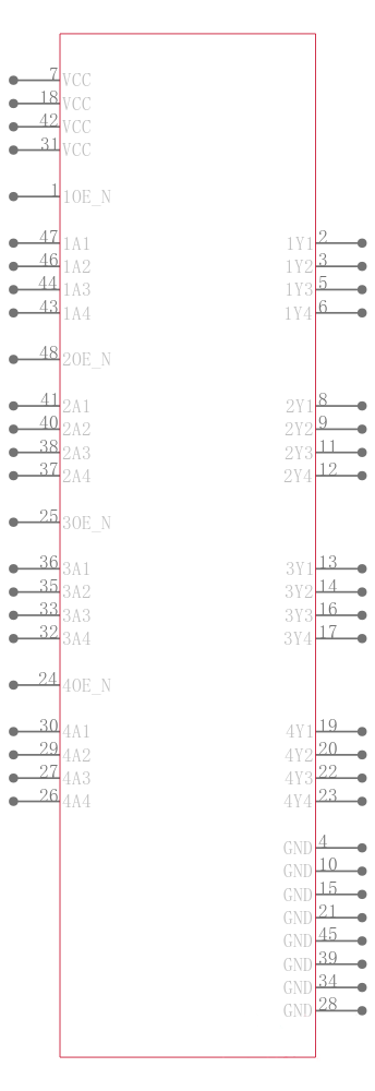 SN74AVC16244DGGR引脚图