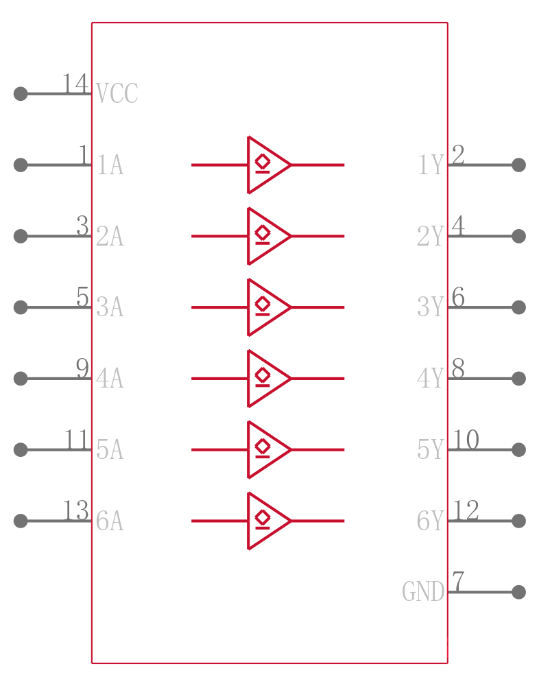SN74LVC07ADRG4引脚图