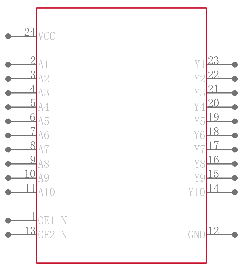 SN74LVC827ADGVR引脚图