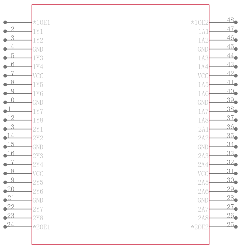 SN74LVCH16541ADLR引脚图