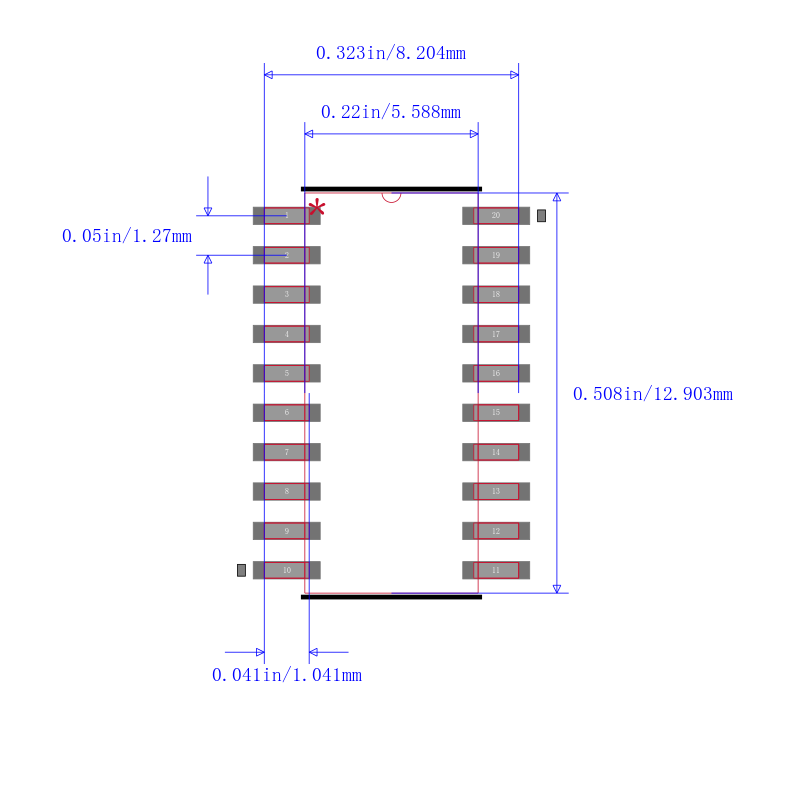 SN74AC374NSRE4封装图