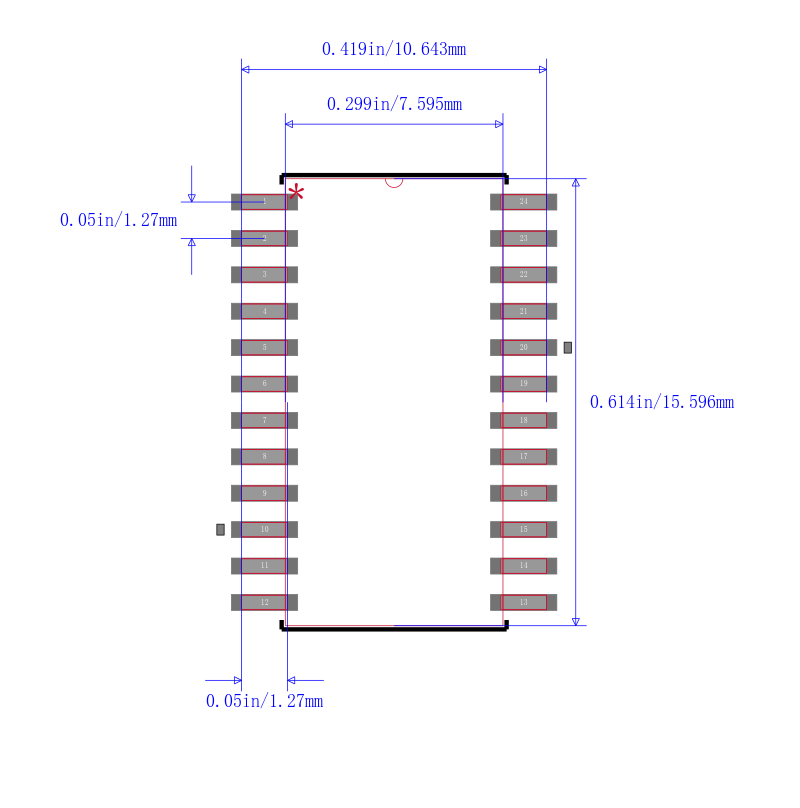 SN74AS825ADW封装图