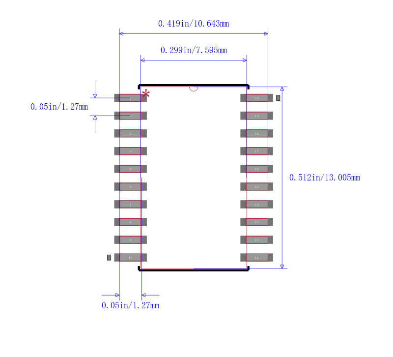 SN74HC563DWG4封装图
