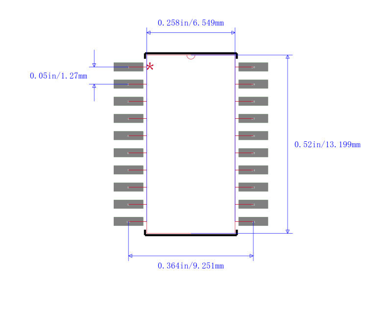 SN74LS465DWRG4封装图