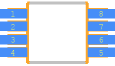 SN65EPT22DGKR封装焊盘图