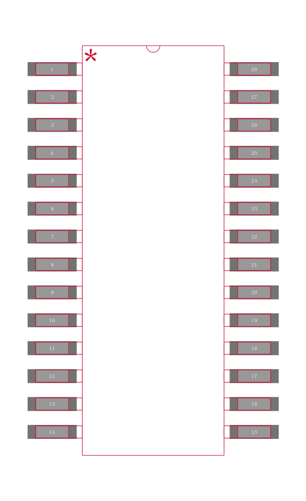 SN74ABT5403DW封装焊盘图