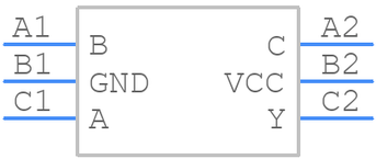 SN74AUP1T98YFPR引脚图