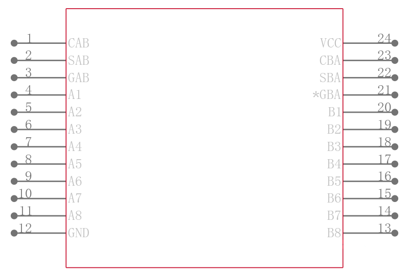 SN74LS652DWRE4引脚图