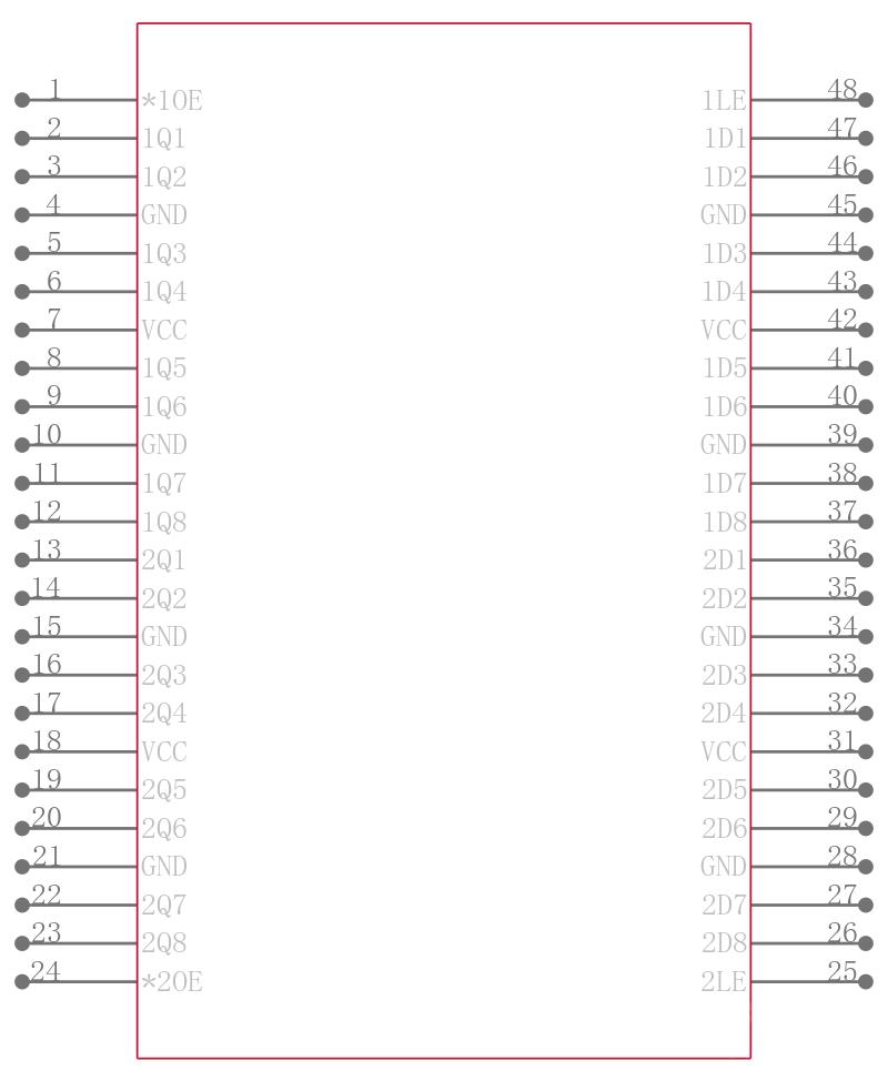 SN74LVC16373ADLG4引脚图