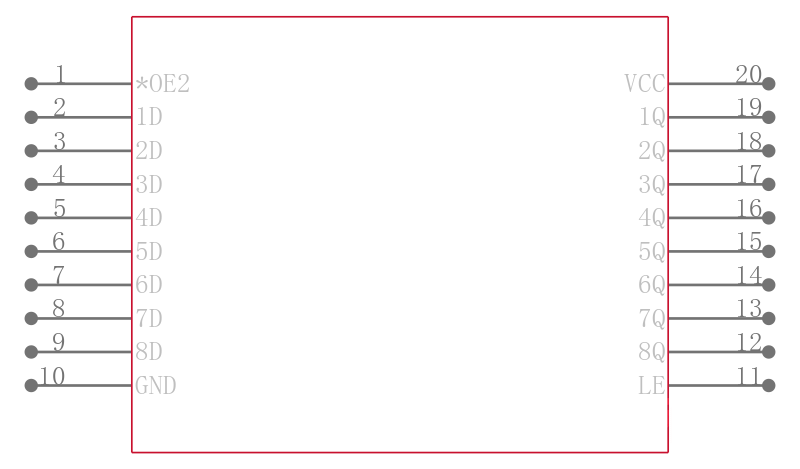 SN74LVC573AQPWREP引脚图