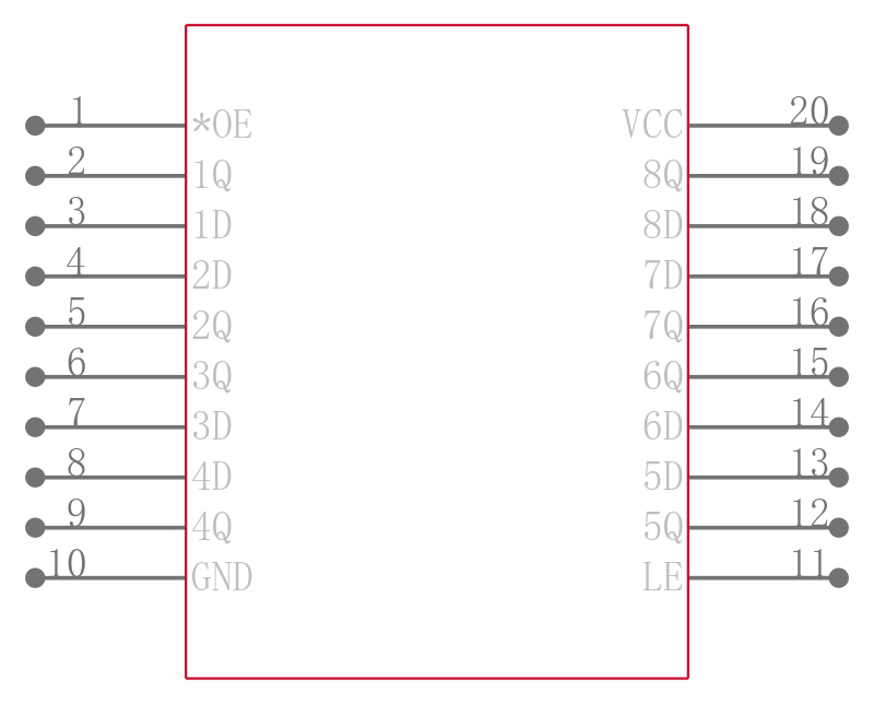 SNJ54ALS373AFK引脚图