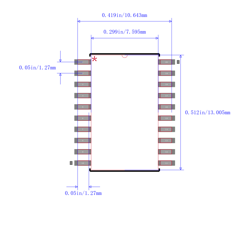 SN74AC373DWG4封装图