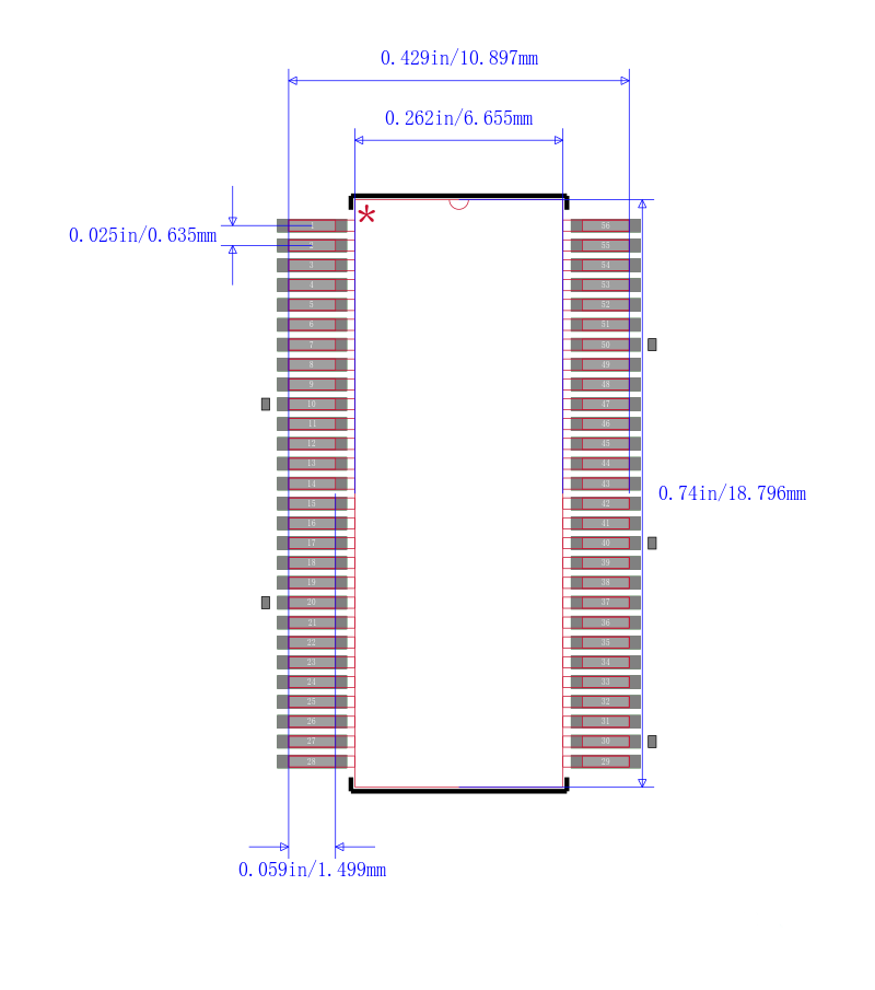 SN74LVT16501DLR封装图
