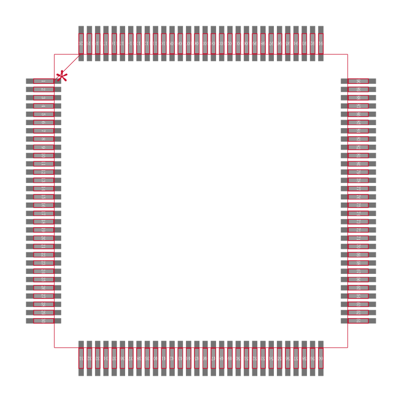 SN74ABT3612-20PCB封装焊盘图