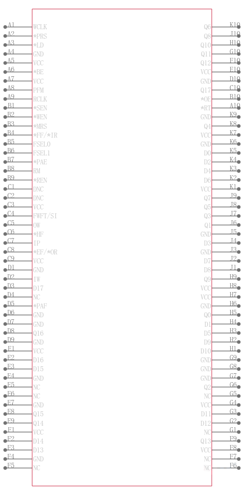 SN74V273-6GGM引脚图