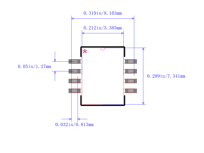 SST25VF064C-80-4I-S3AE-T封装图
