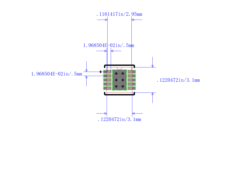 BQ24088DRCR封装图